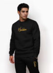 sweat black model Hashbro embroidery-vmake